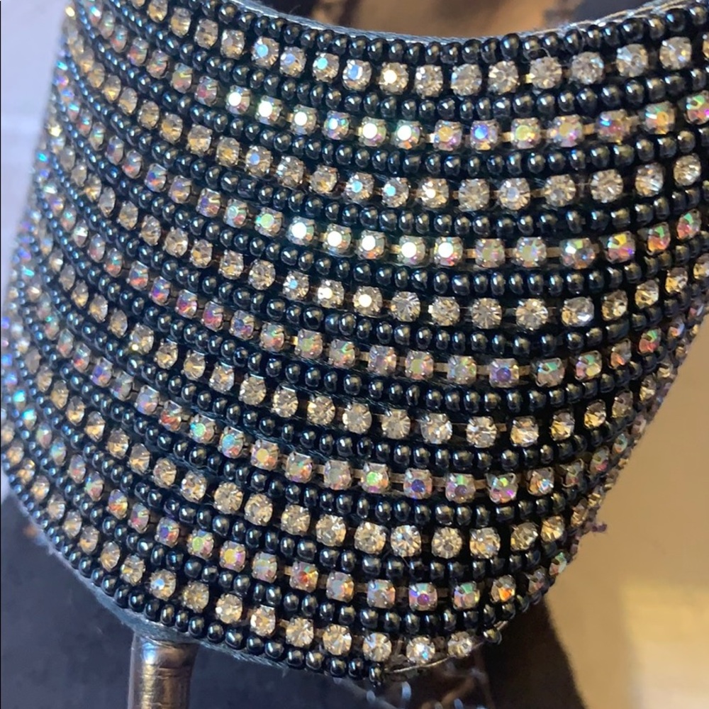 Women’s Rhinestone Sandals - Picture 2 of 6